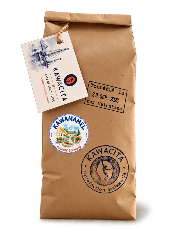 Paquet de café Kawamel, Mélange gourmand